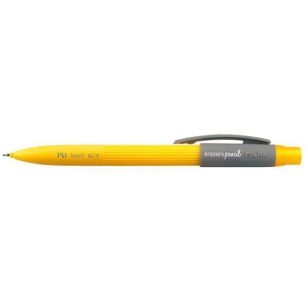 Lapiseira Milan PL1 touch 0.7mm - Amarelo