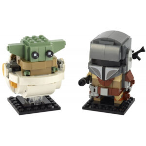 Lego Brick 'H'eadz Star Wars The Mandalorian & The Child 75317 / 295 Pcs