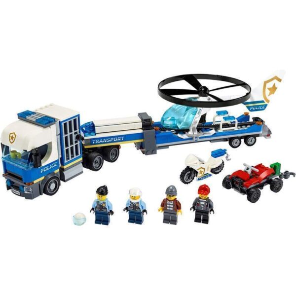 Lego City Transporte de Helicóptero da Polícia - 60244 (317 Peças)