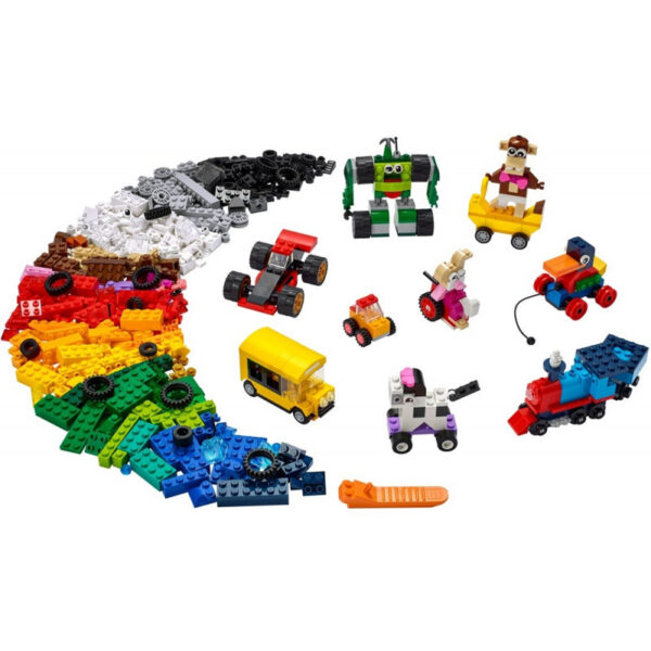 Lego Classic Bricks and Wheels 11014 / 653 Pcs