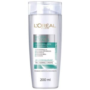 Leite Demaquilante e Balanceamento L'Oréal Hidra Total 5 com Ácido Salicílico 200mL
