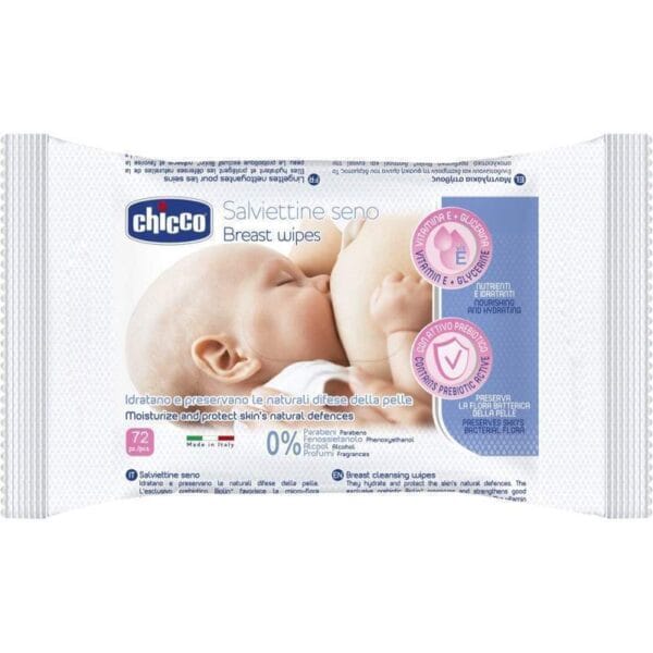 Lenço de Limpeza para Seios Chicco - (72 unidades)