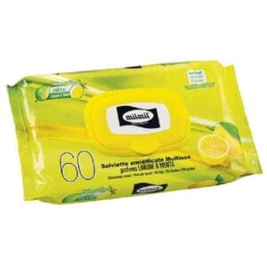 Lenço Umedecido MilMil Multiuso com 60 Unidades