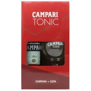 Licor Campari Tonic - 750mL + Copa