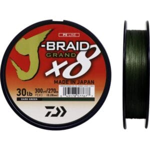 Linha Multifilamento Daiwa J-Braid Grand X8 0.28mm 30LB 270M