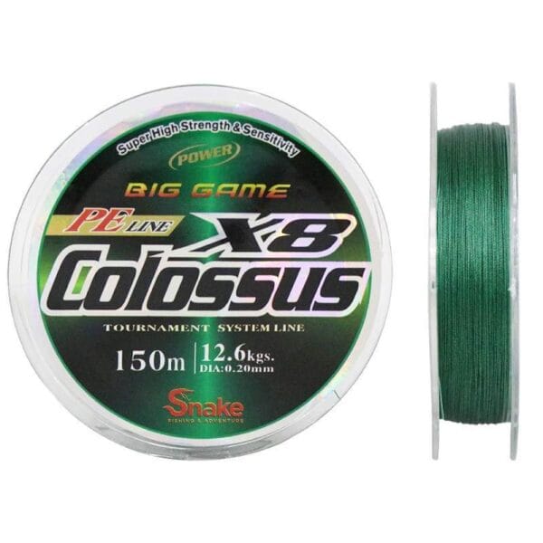 Linha Multifilamento Snake Colossus 8X 0.20mm 12.6kgs 150m