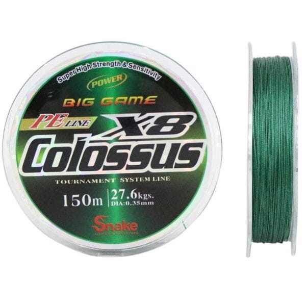 Linha Multifilamento Snake Colossus 8X 0.35mm 27.6kgs 150m