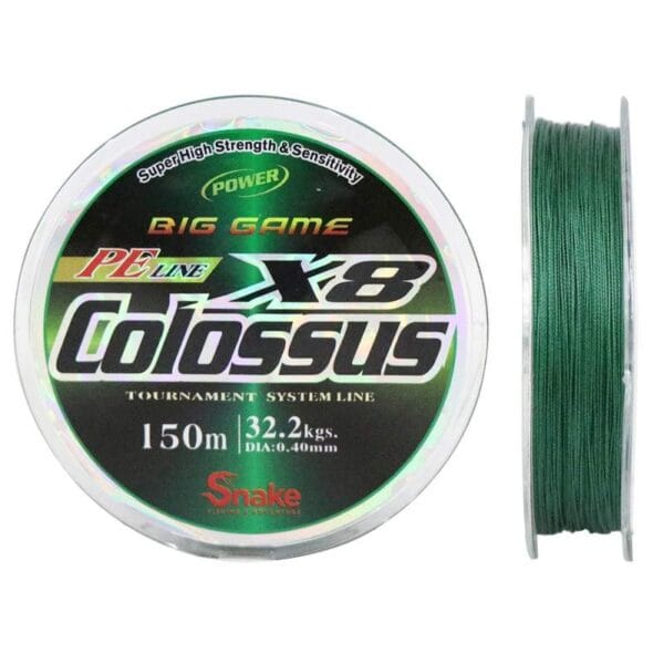 Linha Multifilamento Snake Colossus 8X 0.40mm 32.2kgs 150m