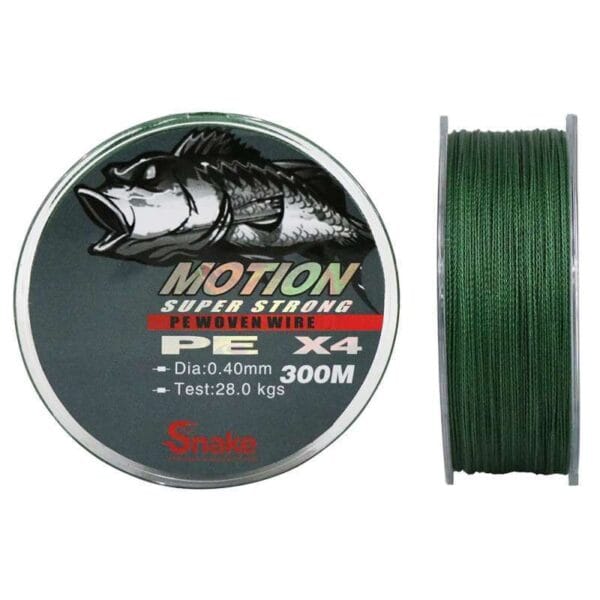 Linha Multifilamento Snake Motion 4X 0.40mm 28kgs 300m