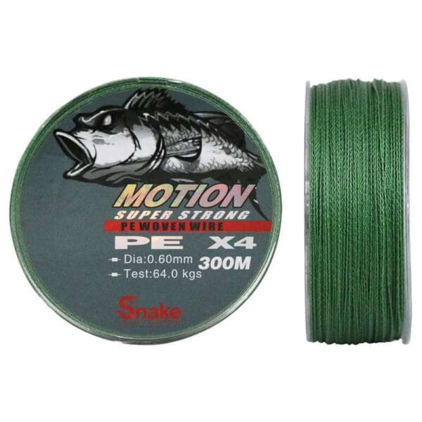 Linha Multifilamento Snake Motion 4X 0.60mm 64kgs 300m