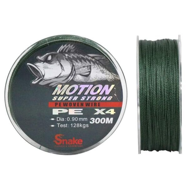 Linha Multifilamento Snake Motion 4X 0.90mm 128kgs 300m