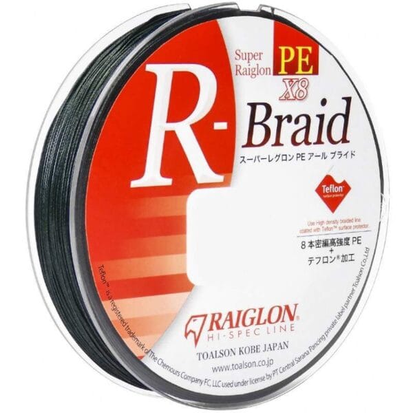 Linha Multifilamento Super PE Raiglon X8 R-Braid 0.22mm 20LB 300M