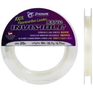Linha Pioneer Invisible Fluorocarbon 0.71mm 22.7kgs 25m