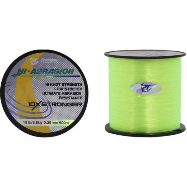 Linha Pioneer Monofilamento Abrasion 0.30mm 6.8kgs 600m Yellow