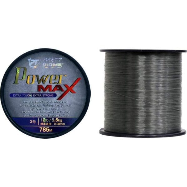 Linha Pioneer Monofilamento Power Max 0.28mm 5.5kgs 785m