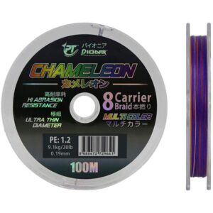 Linha Pioneer Multifilamento Chameleon 0.19mm 9.1kgs 100m