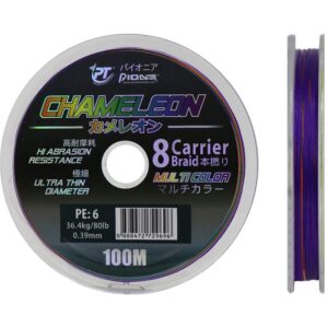 Linha Pioneer Multifilamento Chameleon 0.39mm 36.4kgs 100m
