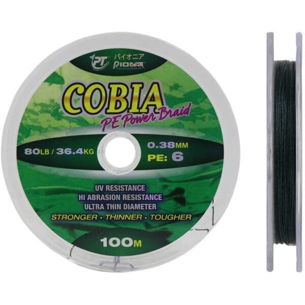 Linha Pioneer Multifilamento Cobia 0.38mm 36.4kgs 100m