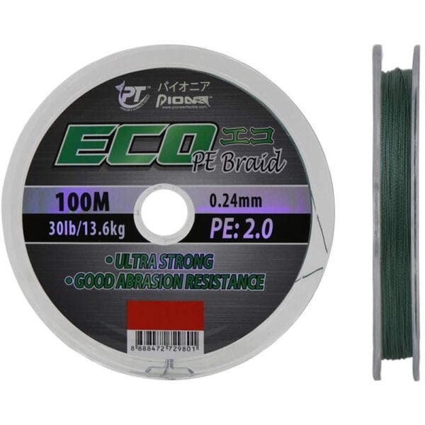 Linha Pioneer Multifilamento Eco 0.24mm 13.6kgs 100m