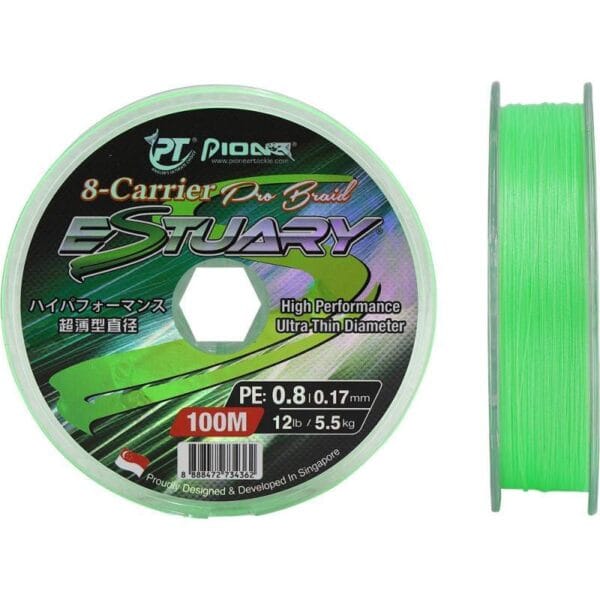 Linha Pioneer Multifilamento Estuary 0.17mm 5.5kgs 100m