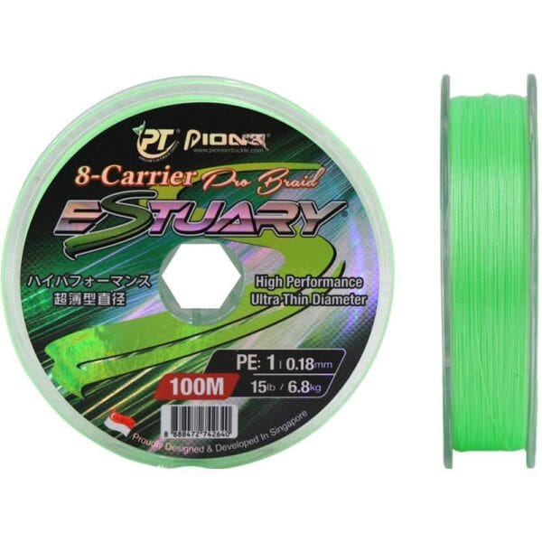 Linha Pioneer Multifilamento Estuary 0.18mm 6.8kgs 100m