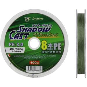 Linha Pioneer Multifilamento Shadow 0.26mm 18.2kgs 100m