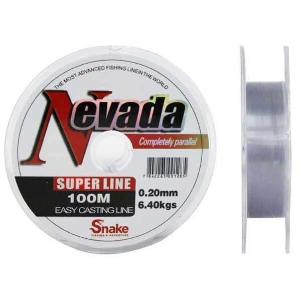 Linha Snake Monofilamento Nevada 0.20mm 6.4kgs 100m