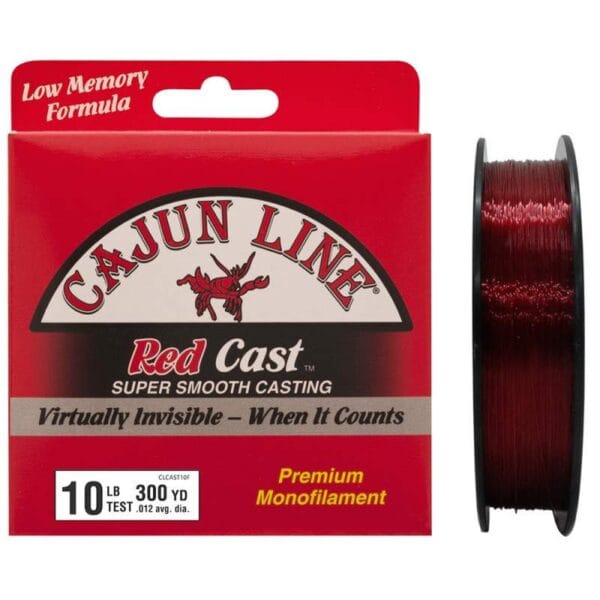 Linha Zebco Cajun Line Red Cast CLCASF10B 274m 300yd 10lb