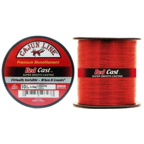 Linha Zebco Cajun Line Red Cast CLCASTQ10B 1325m 1450yd 10lb