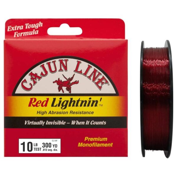 Linha Zebco Cajun Line Red Lightnin CL10FB 274m 300yd 10lb