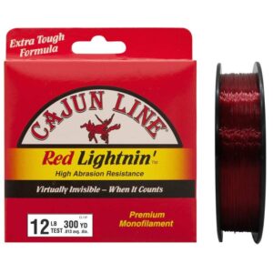 Linha Zebco Cajun Line Red Lightnin CL12FB 274m 300yd 12lb