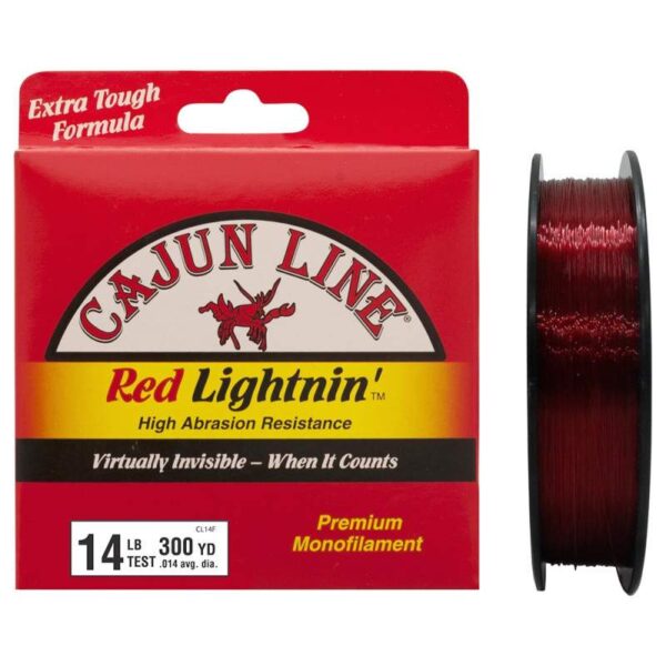 Linha Zebco Cajun Line Red Lightnin CL14FB 274m 300yd 14lb