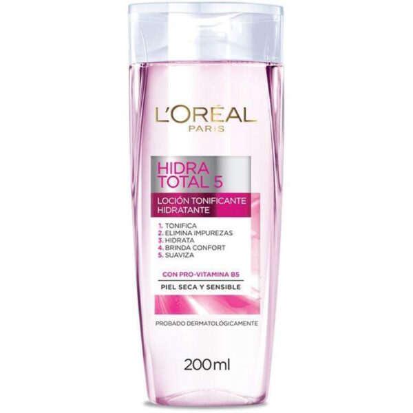 Loção Tônico Hidratante L'Oréal Hidra Total 5 com Pro-Vitamina B5 200mL