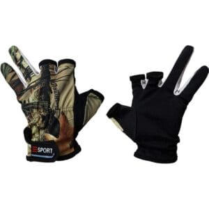 Luva para pesca Top Fishing Camuflado (1 Par)