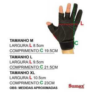 Luvas de pesca Sumax Angler Gloves LUVA-8