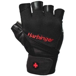 Luvas Harbinger Pro Wristwrap Gloves 114020 - Preto