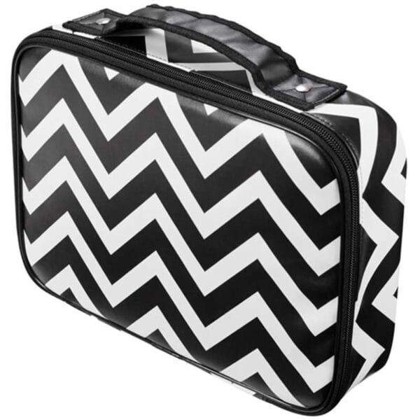 Mala de Maquiagem Zuca Stylist 1486 - Preto/Branco