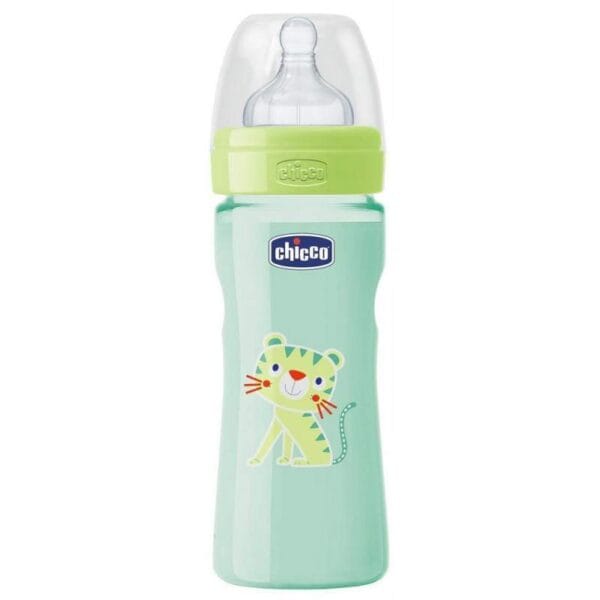 Mamadeira Chicco Benessere Well-Being 20623 250 mL Verde