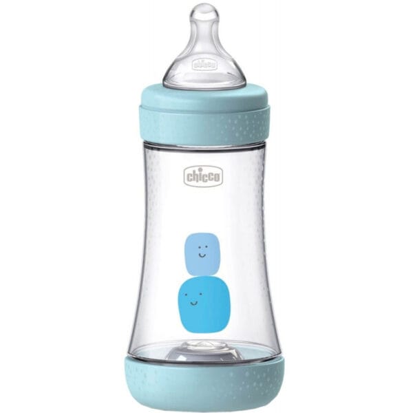 Mamadeira Chicco PERFECT5 2m+ (240ml) - Azul