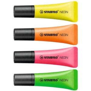 Marcador Stabilo Neon 72/4-1 (4 cores)