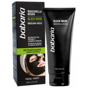 Máscara Facial Babaria Extrato de Pepino e Carvão Vegetal - 100mL