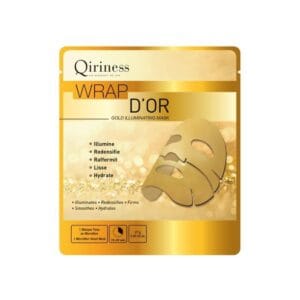 Máscara Qiriness Wrap Dor Gold illuminating 27g