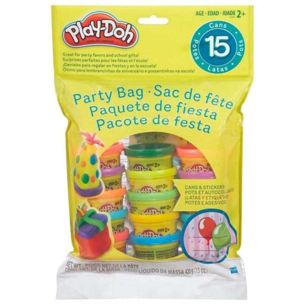 Massa De Modelar Hasbro Play-Doh Pacote de Festa 18367 (15 Potes)