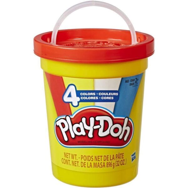 Massa de Modelar Hasbro Play-Doh Pote 4 Cores E5207