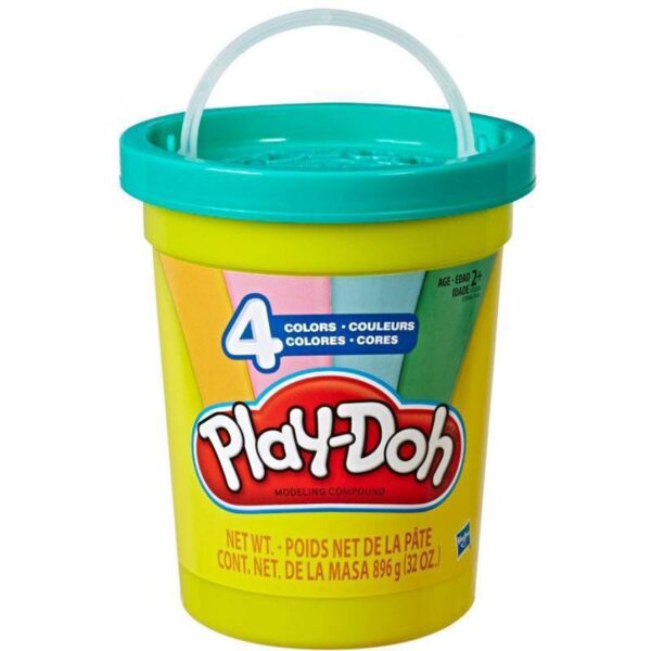 Massa de Modelar Hasbro Play-Doh Pote 4 Cores E5208