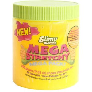 Massa de Modelar Slimy Mega Stretchy Mega Pack 33901  - Amarelo  (1 Pote)