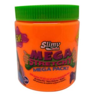 Massa de Modelar Slimy Mega Stretchy Mega Pack 33901  - Laranja (1 Pote)