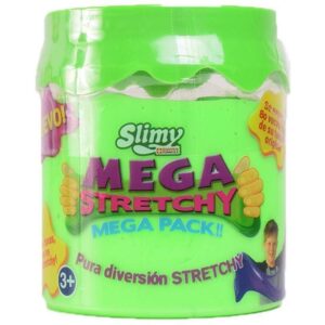 Massa de Modelar Slimy Mega Stretchy Mega Pack 33901  - Verde (1 Pote)