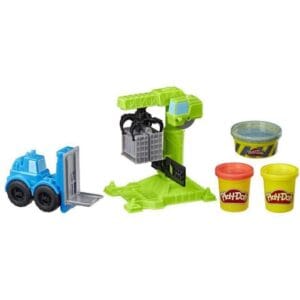 Massa de Moldear Play Doh Guindaste e Empilhadeira Hasbro E5400