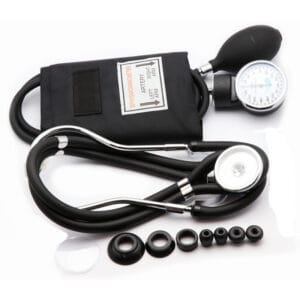 Medidor de Pressão More Fitness com Estetoscópio MF-225 Marrom